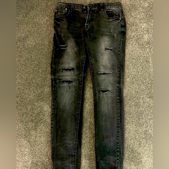 Ripped skinny jeans waist size 32 - Picture 1 of 2